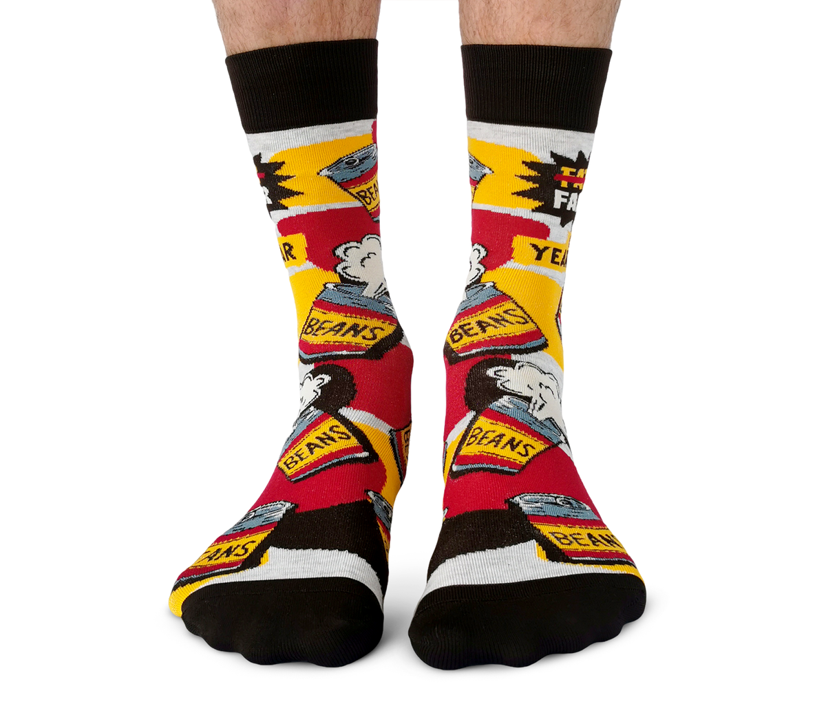 Fun Ski Pattern Socks for Men - Uptown Sox