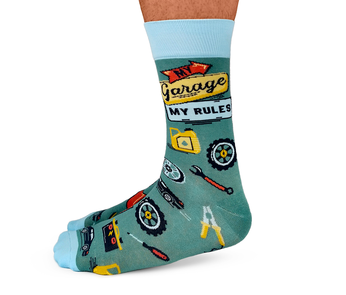 Fun Ski Pattern Socks for Men - Uptown Sox