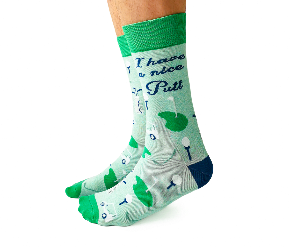 Hotsox Funny Socks for Men - I Like Big Putts