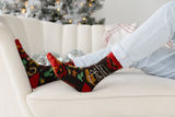 COUNTRY CHRISTMAS MENS CREW NOVELTY SOCKS - UPTOWN SOX