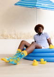 FUN RUBBER DUCKY SOCKS FOR MEN - UPTOWN SOX