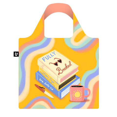 Book Lover Foldable Packable Tote Bag - Uptown Sox