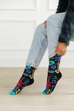 Fun Novelty Womens Music Socks - Uptown Sox