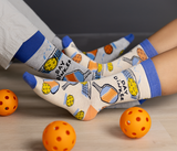 FUN NOVELTY WOMENS PICKLEBALL SOCKS - UPTOWN SOX