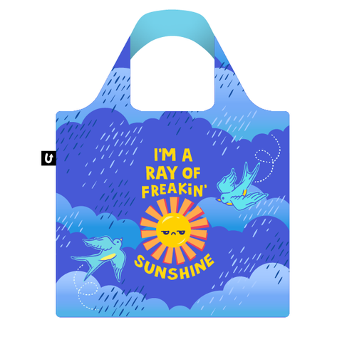 Ray of Sunshine Foldable Packable Tote Bag - Uptown Sox