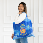 Ray of Sunshine Foldable Packable Tote Bag - Uptown Sox