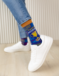 FUNNY TROPHY HUSBAND NOVELTY CREW SOCKS FOR MEN - UPTOWN SOX