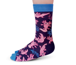 AXOLOTL WOMEN'S NOVELTY CREW SOCKS - UPTOWN SOX