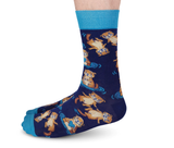 FUN CUTE OTTERS SOCKS FOR MEN - UPTOWN SOX