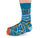 STUPID POINTLESS MEETING SOCKS FOR MEN - UPTOWN SOX