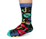 Fun Novelty Womens Music Socks - Uptown Sox