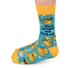 FUN RUBBER DUCKY SOCKS FOR MEN - UPTOWN SOX