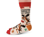 WOMEN'S NOVELTY CREW CANADIAN MOOSE SOCKS - UPTOWN SOX