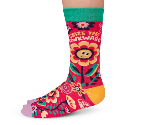 SEIZE THE AWKWARD WOMEN'S NOVELTY SOCKS - UPTOWN SOX