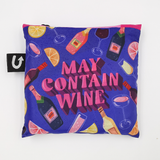 Funny Wine Pattern Foldable Packable Tote Bag - Uptown Sox