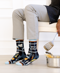 FUNNY CHEF SOCKS FOR MEN - UPTOWN SOX